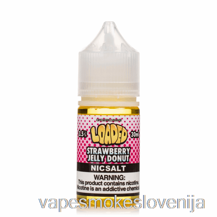 Vape Slovenija Jagodni žele Krof - Poln Soli - Neusmiljeni Hlapi - 30ml 20mg